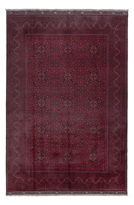 Afghan Rug - Kunduz - 292 x 200 cm - dark red