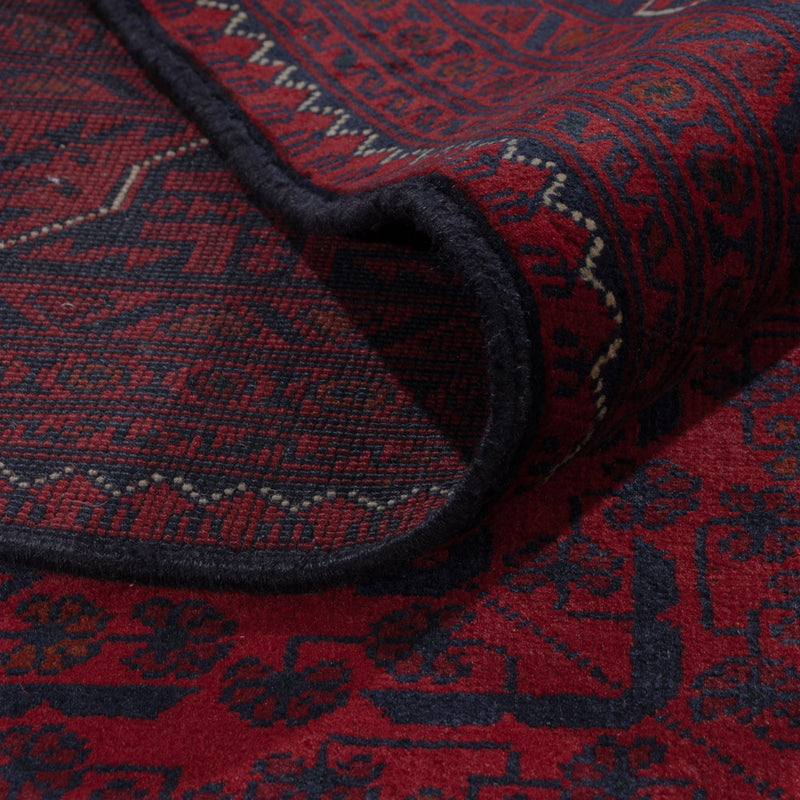 Afghan Rug - Kunduz - 292 x 200 cm - dark red