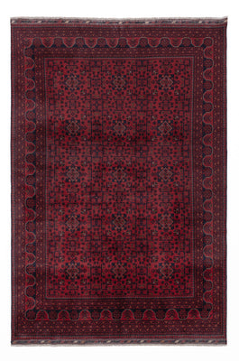 Afghan Rug - Kunduz - 290 x 198 cm - dark red