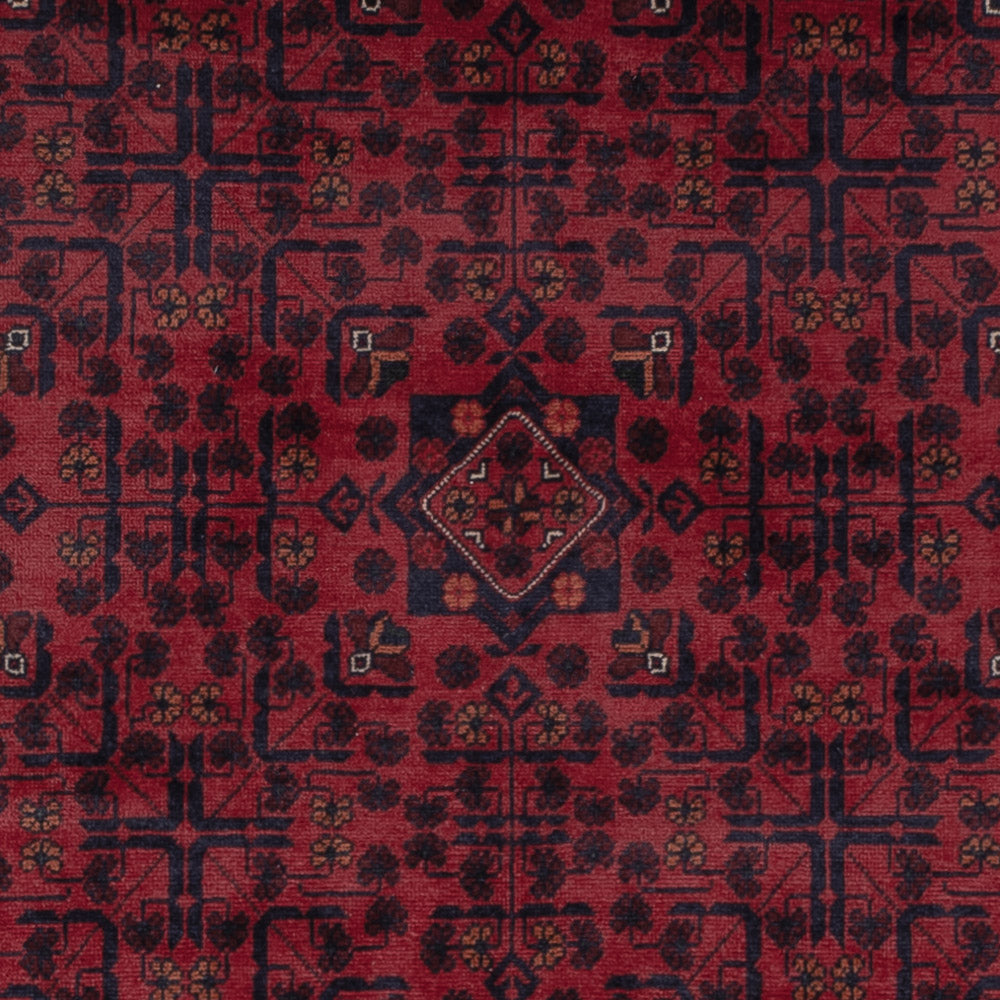 Afghan Rug - Kunduz - 290 x 198 cm - dark red