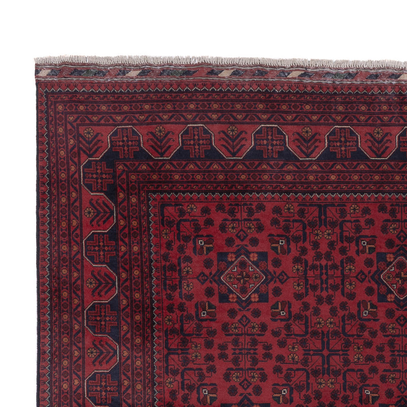 Afghan Rug - Kunduz - 290 x 198 cm - dark red