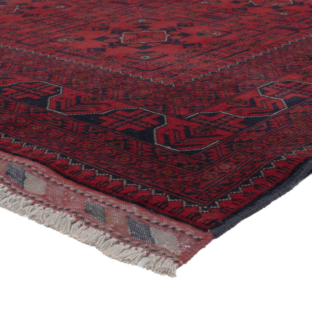Afghan Rug - Kunduz - 301 x 196 cm - dark red