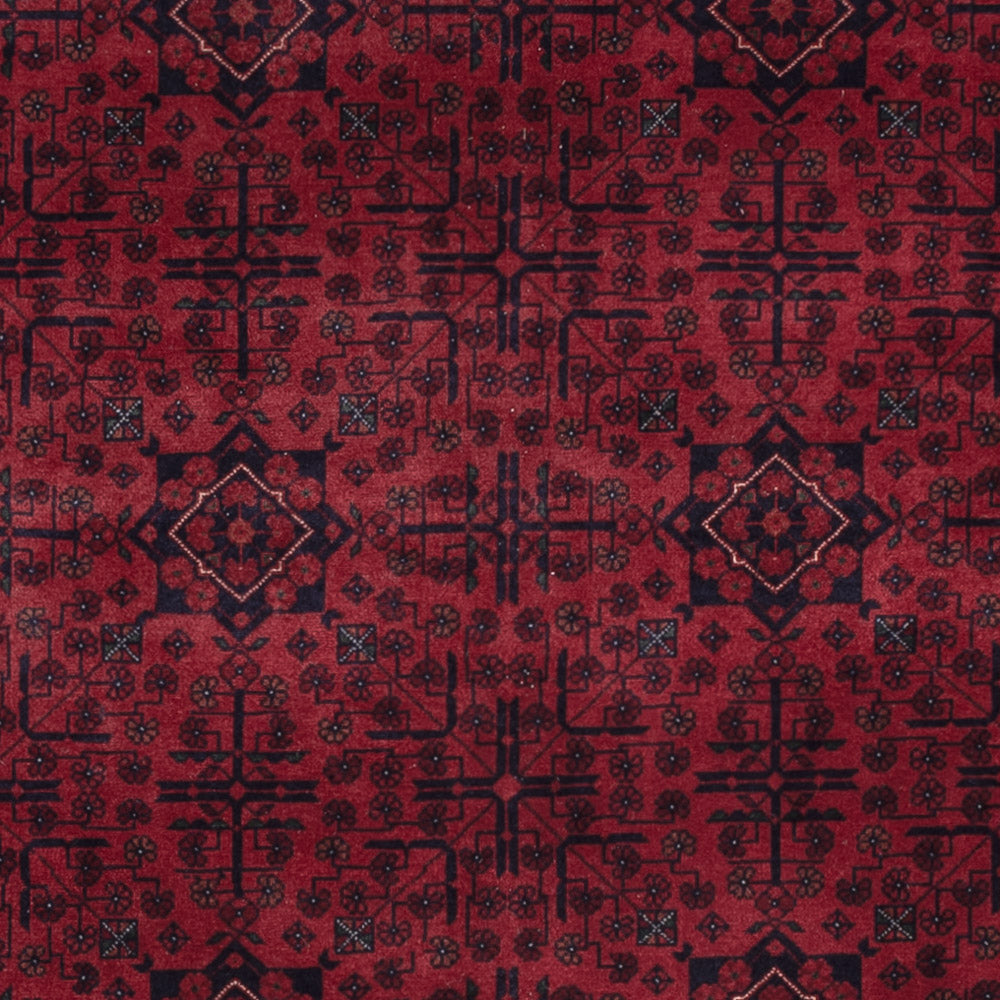 Afghan Rug - Royal - 293 x 200 cm - dark red