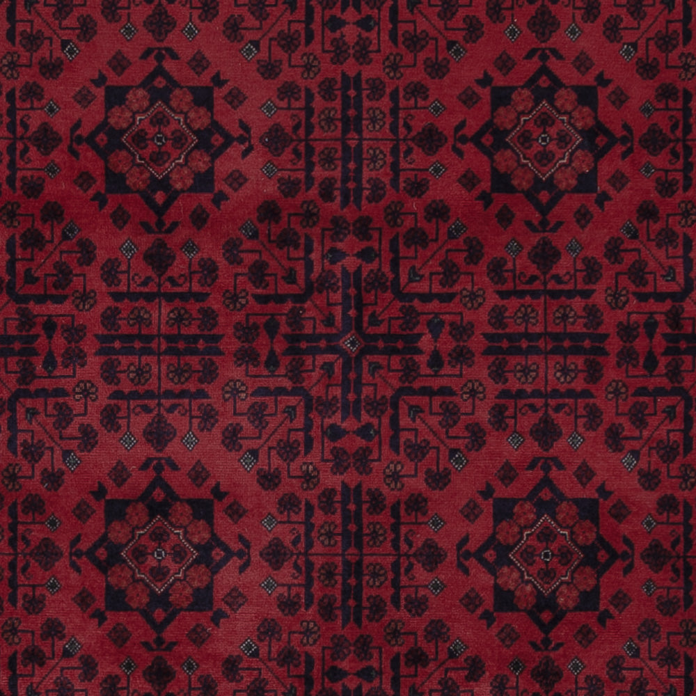 Afghan Rug - Royal - 293 x 202 cm - dark red