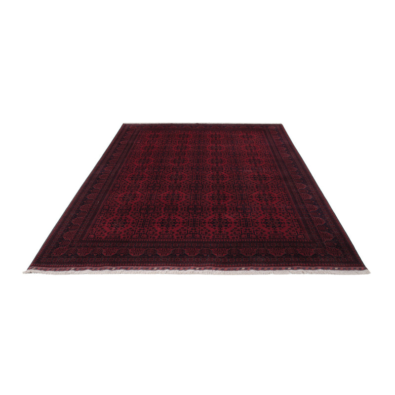 Afghan Rug - Royal - 293 x 202 cm - dark red