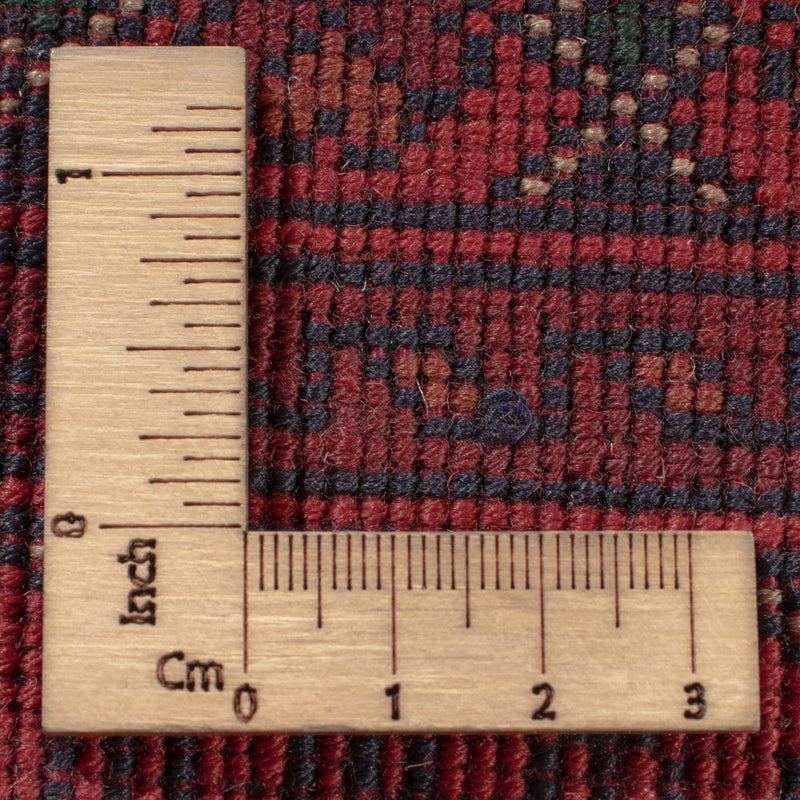 Afghan Rug - Royal - 293 x 202 cm - dark red