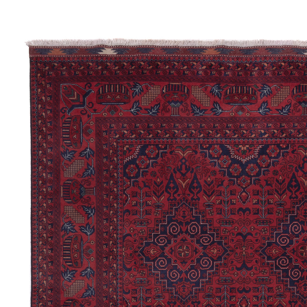 Afghan Rug - Royal - 300 x 202 cm - dark red