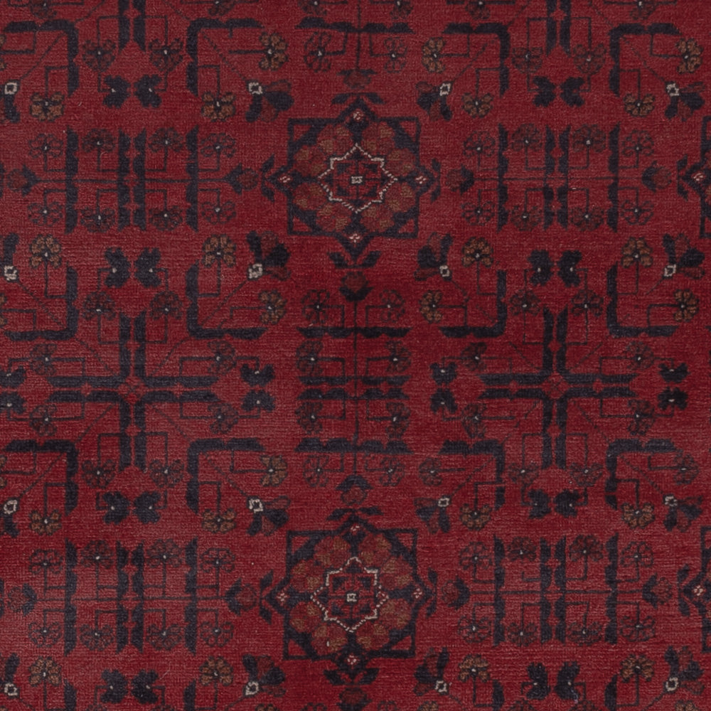 Afghan Rug - Kunduz - 306 x 196 cm - dark red