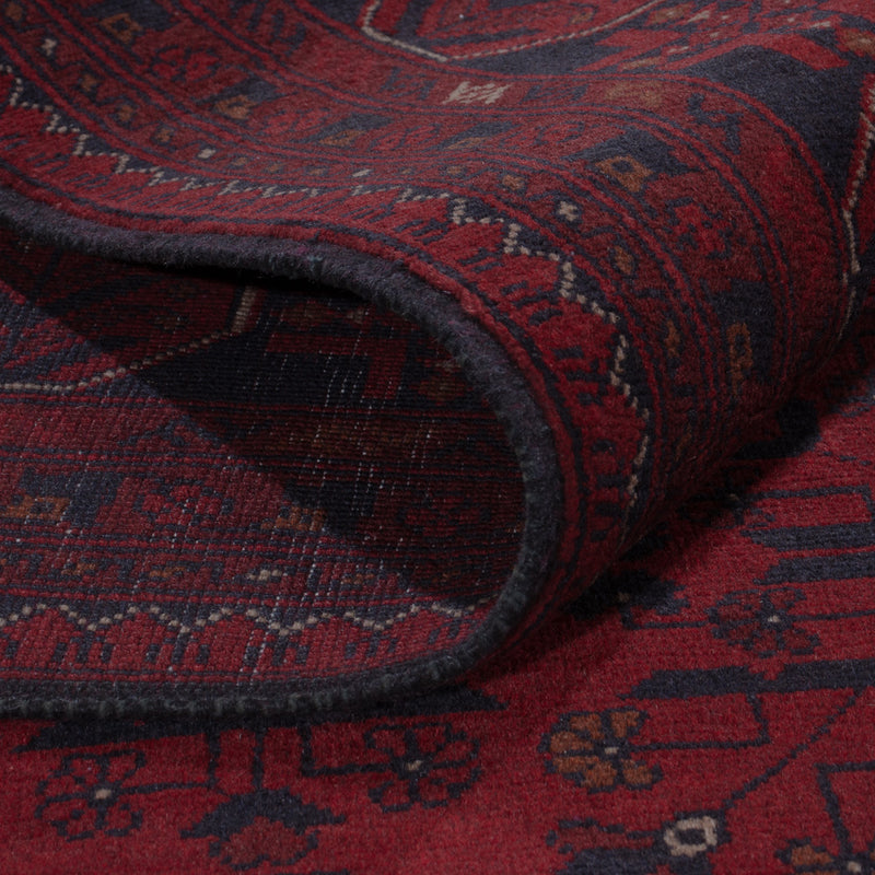 Afghan Rug - Kunduz - 306 x 196 cm - dark red