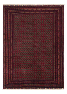 Afghan Rug - Royal - 295 x 206 cm - dark red