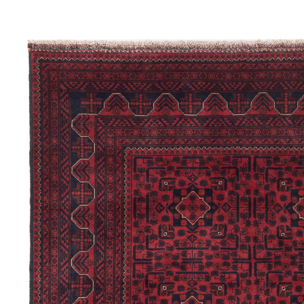 Afghan Rug - Kunduz - 309 x 203 cm - dark red