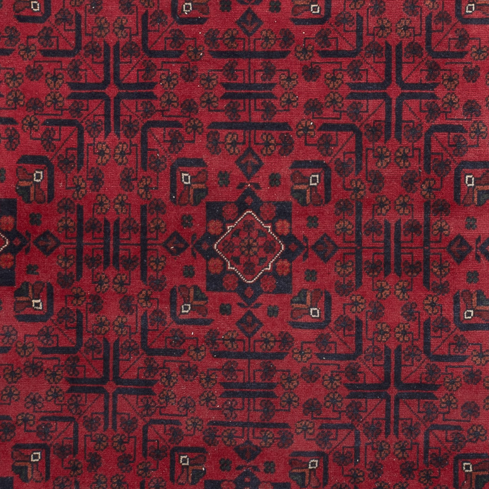 Afghan Rug - Kunduz - 290 x 198 cm - dark red