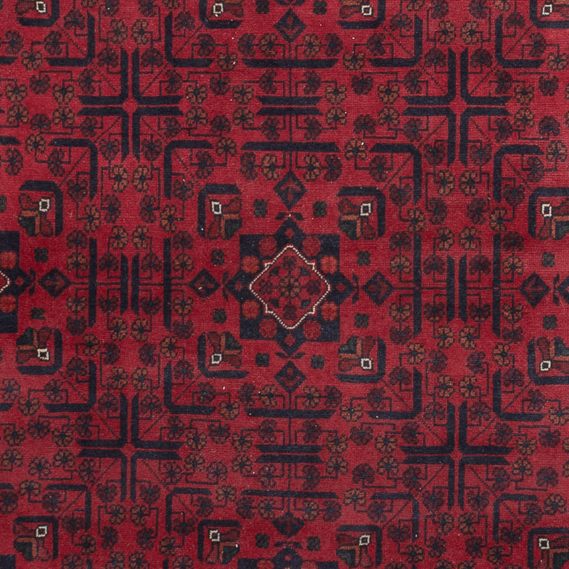 Afghan Rug - Kunduz - 290 x 198 cm - dark red