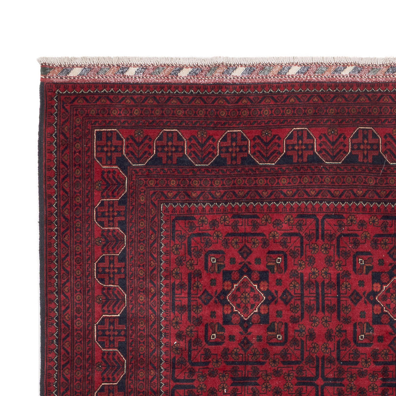 Afghan Rug - Kunduz - 290 x 198 cm - dark red