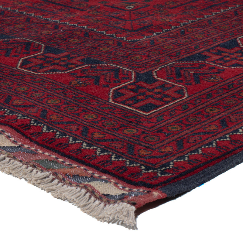 Afghan Rug - Kunduz - 290 x 198 cm - dark red