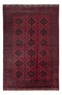 Afghan Rug - Kunduz - 298 x 200 cm - dark red