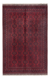 Afghan Rug - Kunduz - 300 x 198 cm - dark red