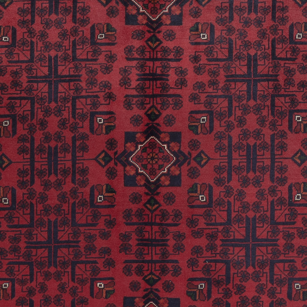 Afghan Rug - Kunduz - 300 x 198 cm - dark red