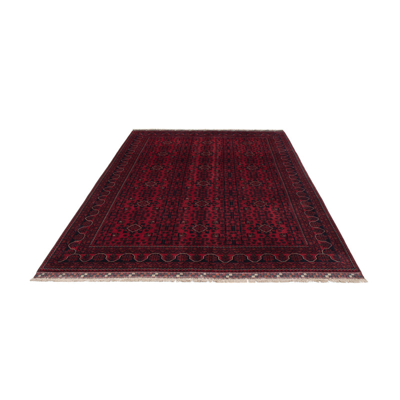 Afghan Rug - Kunduz - 300 x 198 cm - dark red