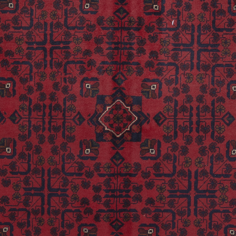 Afghan Rug - Kunduz - 300 x 202 cm - dark red