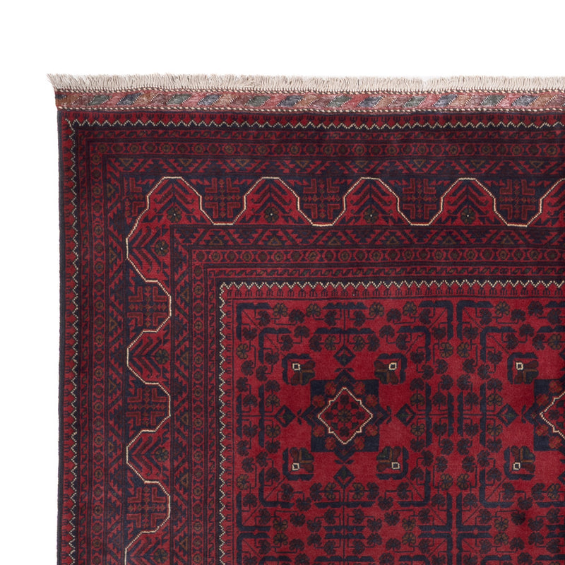 Afghan Rug - Kunduz - 300 x 202 cm - dark red