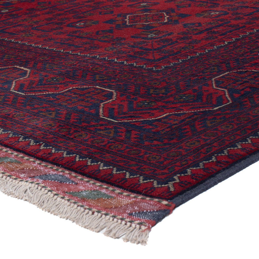 Afghan Rug - Kunduz - 300 x 202 cm - dark red