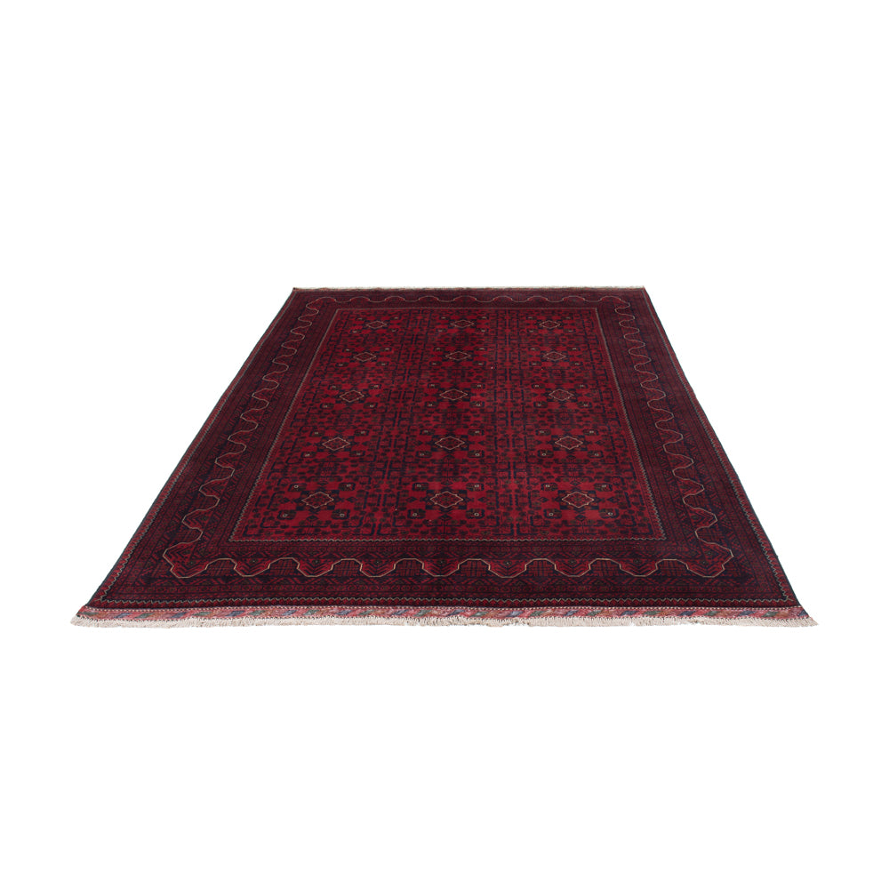 Afghan Rug - Kunduz - 300 x 202 cm - dark red