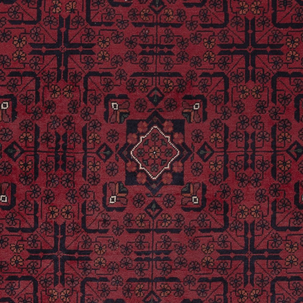 Afghan Rug - Kunduz - 300 x 197 cm - dark red