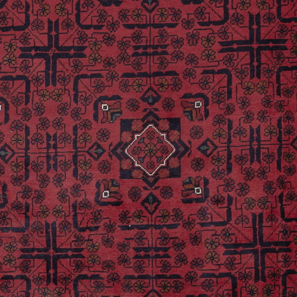 Afghan Rug - Kunduz - 288 x 194 cm - dark red