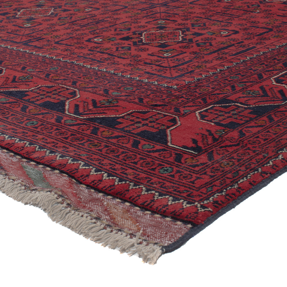 Afghan Rug - Kunduz - 288 x 194 cm - dark red