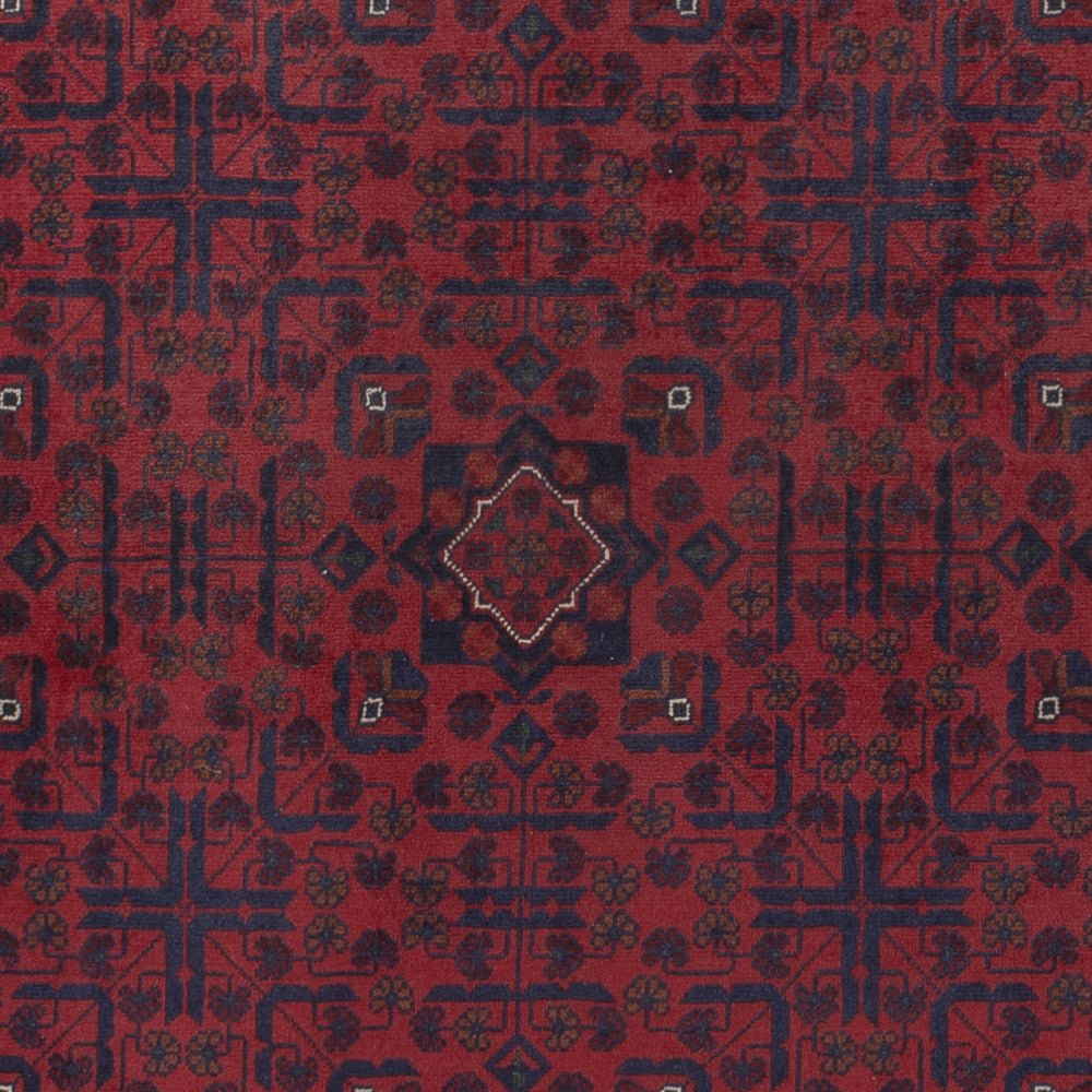 Afghan Rug - Kunduz - 307 x 197 cm - dark red