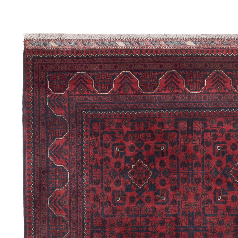 Afghan Rug - Kunduz - 307 x 197 cm - dark red