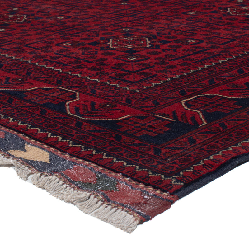 Afghan Teppich - Kunduz - 285 x 197 cm - dunkelrot