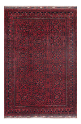 Afghan Teppich - Kunduz - 287 x 195 cm - dunkelrot