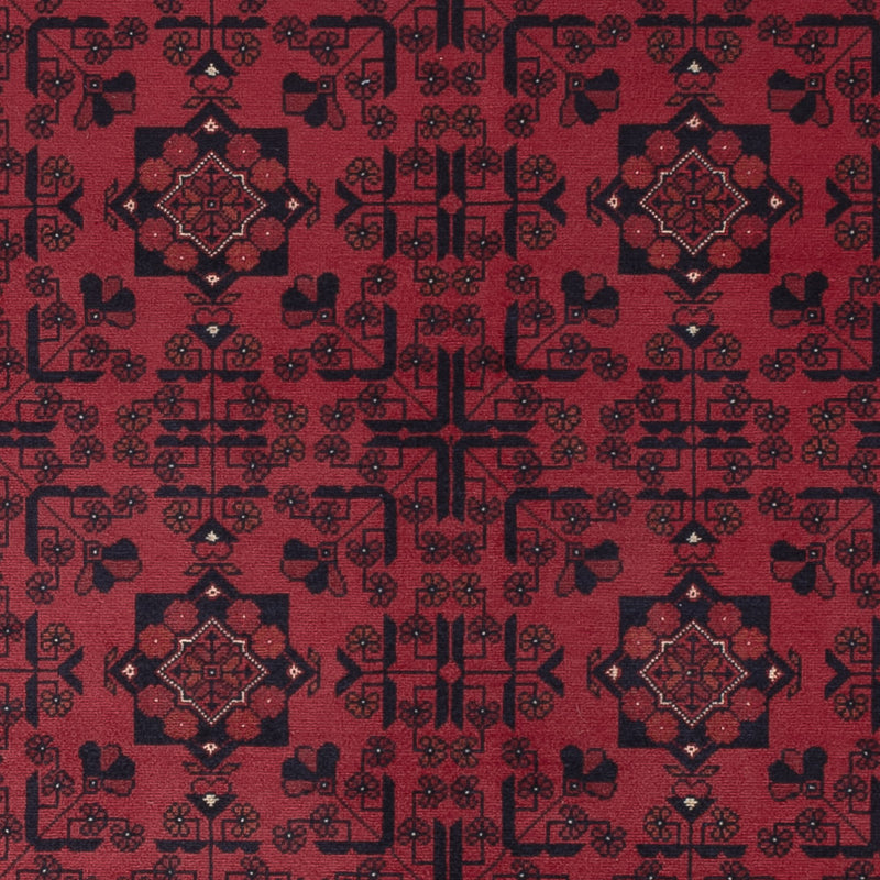 Afghan Rug - Royal - 288 x 202 cm - dark red