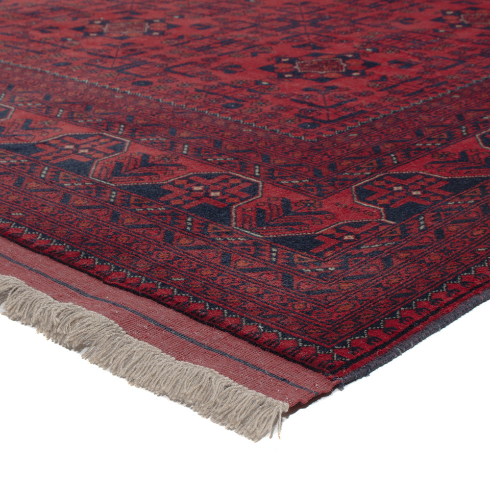 Afghan Rug - Royal - 288 x 202 cm - dark red