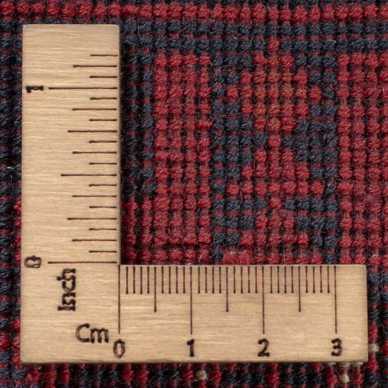 Afghan Rug - Royal - 288 x 202 cm - dark red