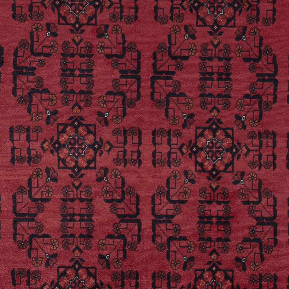 Afghan Rug - Royal - 290 x 197 cm - dark red
