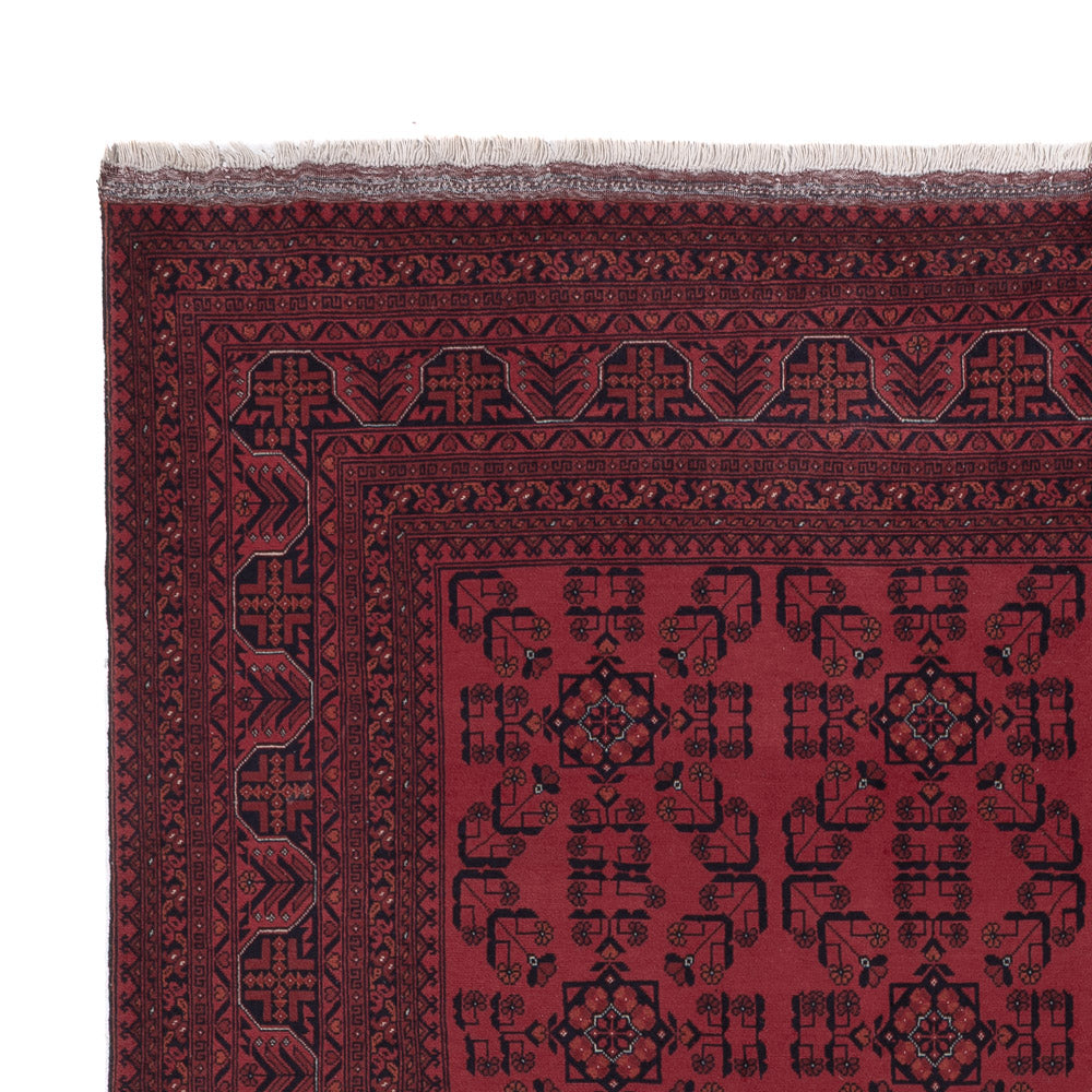 Afghan Rug - Royal - 290 x 197 cm - dark red