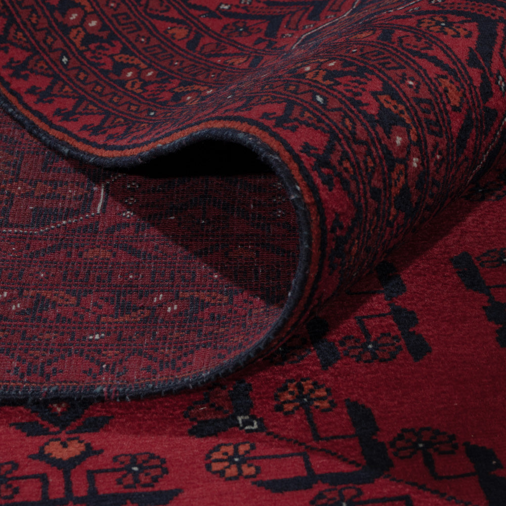 Afghan Rug - Royal - 290 x 197 cm - dark red