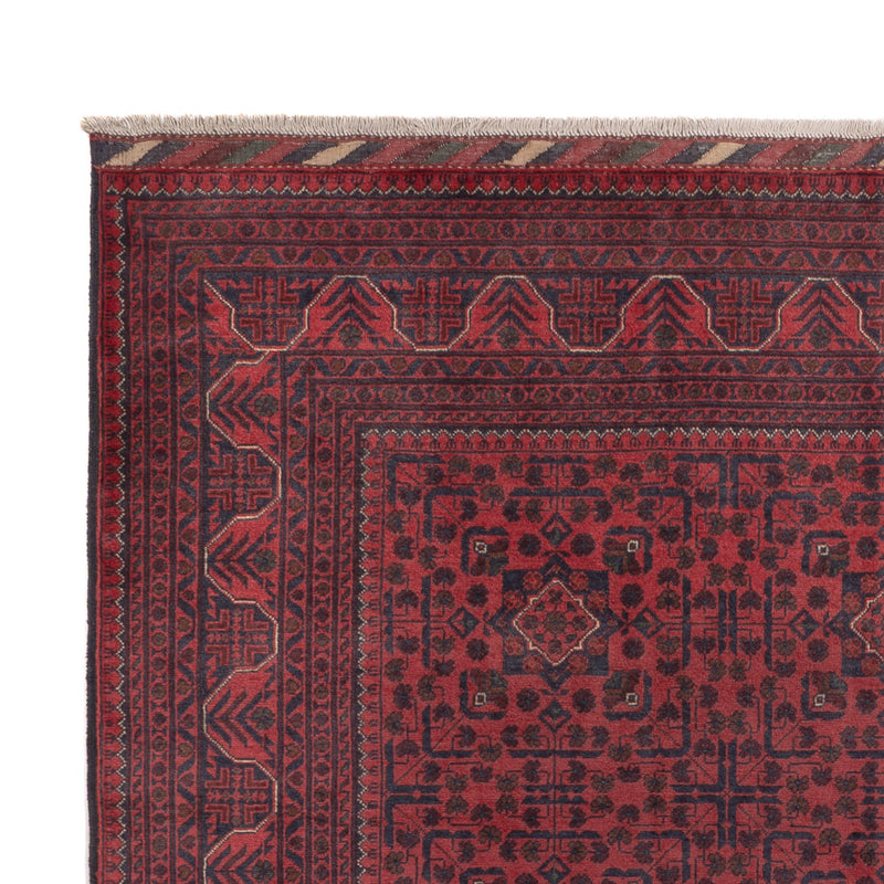 Afghan Rug - Kunduz - 295 x 197 cm - dark red