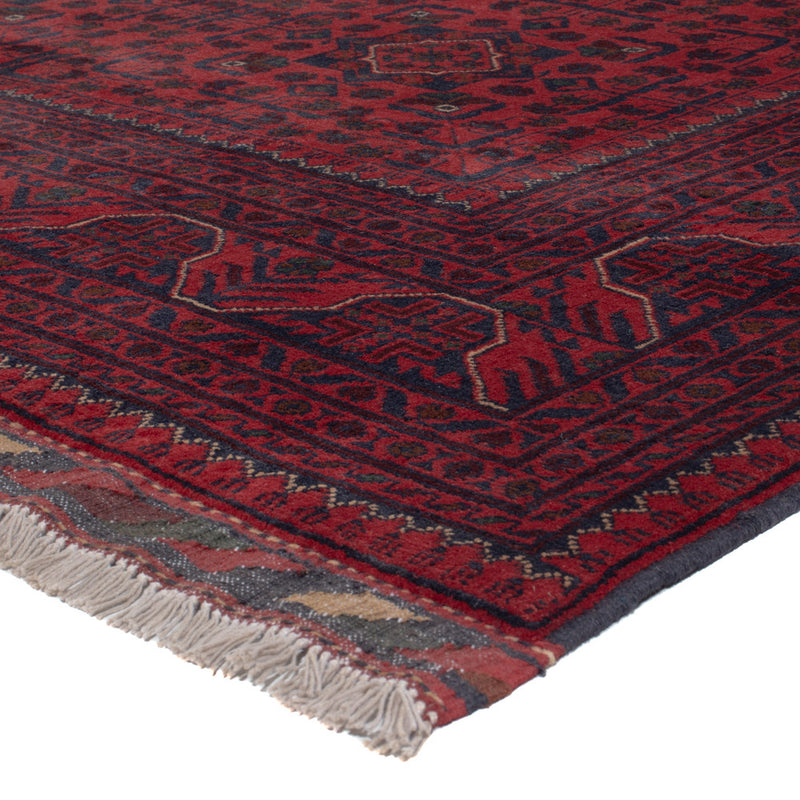 Afghan Rug - Kunduz - 295 x 197 cm - dark red
