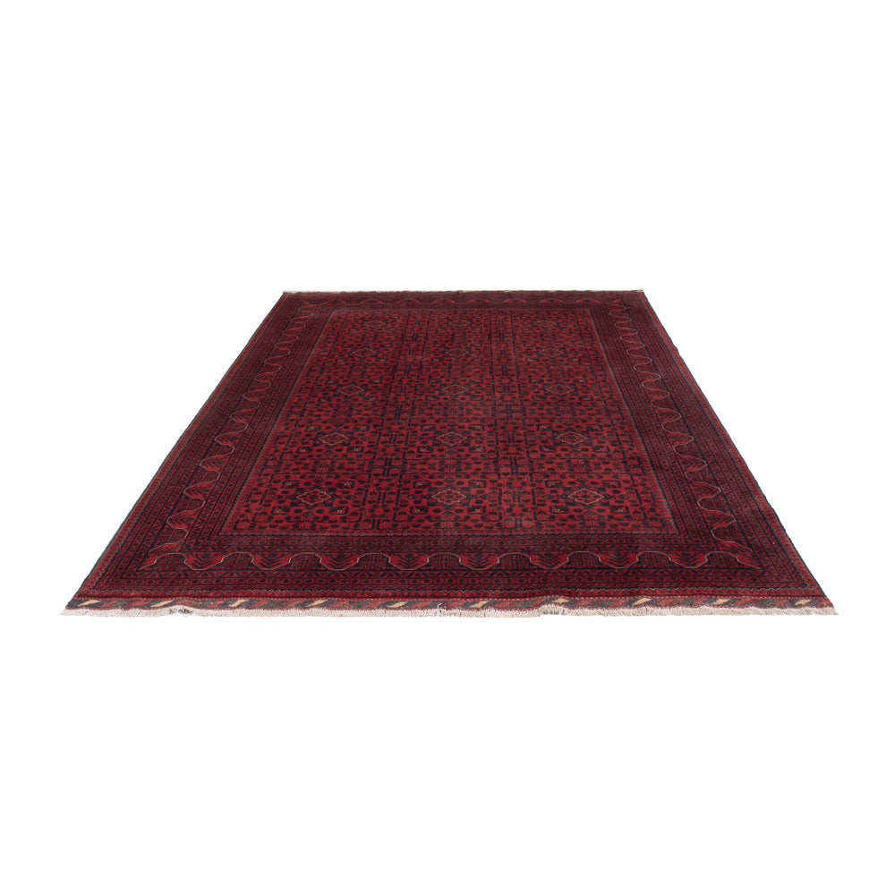 Afghan Rug - Kunduz - 295 x 197 cm - dark red