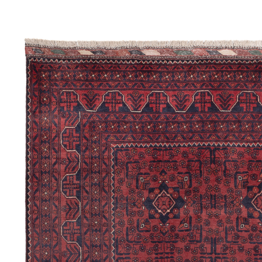 Afghan Teppich - Kunduz - 297 x 195 cm - dunkelrot