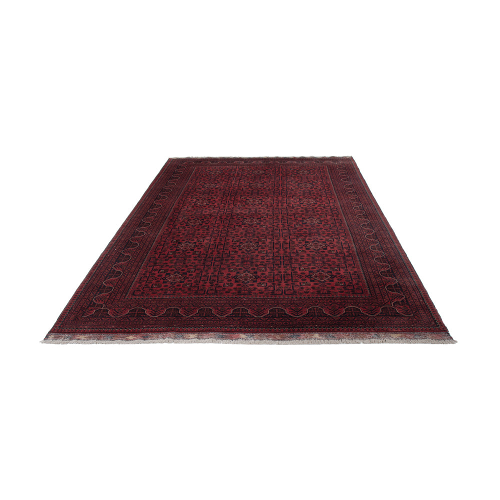 Afghan Rug - Kunduz - 304 x 200 cm - dark red