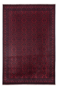 Afghan Rug - Royal - 298 x 195 cm - dark red