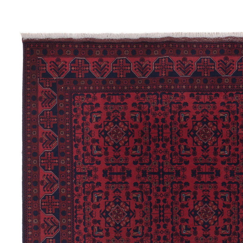 Afghan Rug - Royal - 298 x 195 cm - dark red
