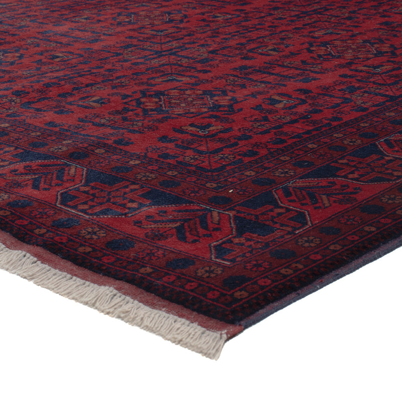 Afghan Rug - Royal - 298 x 195 cm - dark red