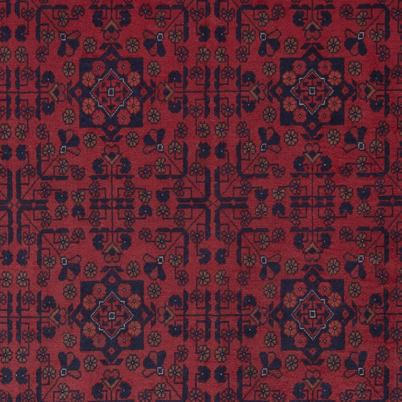 Afghan Rug - Royal - 290 x 201 cm - dark red