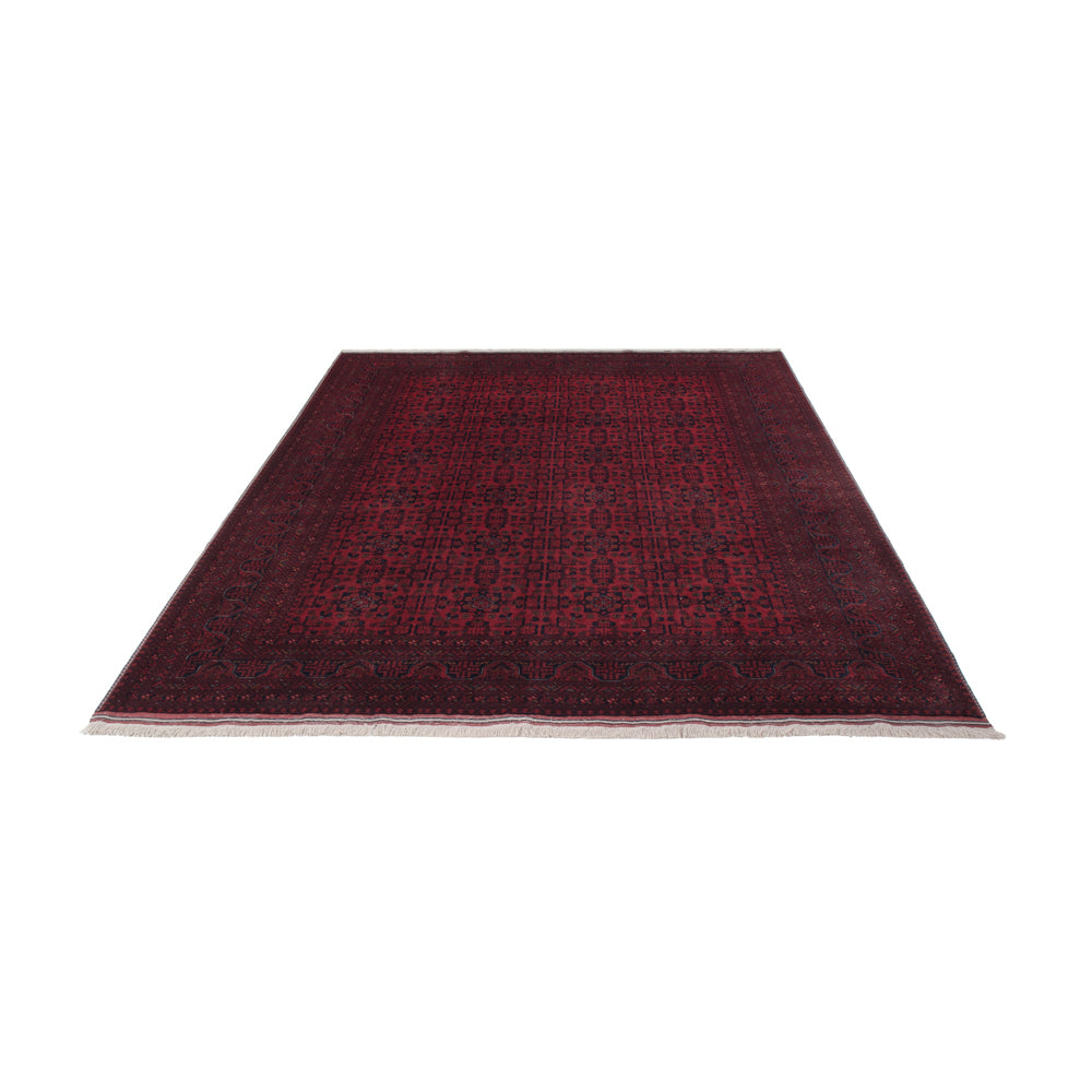 Afghan Rug - Royal - 290 x 201 cm - dark red